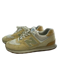 【中古】NEW BALANCE◆ML574/アイボリー/27cm/ベージュ/スウェード【シューズ】