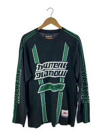 【中古】Supreme◆Mesh L/S top/長袖Tシャツ/L/ポリエステル/BLK//【メンズウェア】