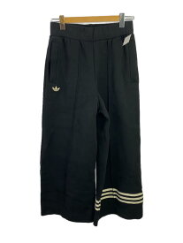 【中古】adidas◆ストレートパンツ/XXL/コットン/BLK/無地【レディースウェア】