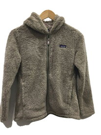 【中古】patagonia◆ジップパーカー/XL/ポリエステル/CML/無地/65485FA20【レディースウェア】