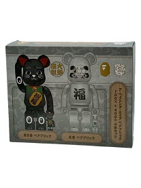 【中古】MEDICOM TOY◆×A BATHING APE/MANEKINEKO DARUMA 10パーセント&400パーセント 4体セット//【ホビー】
