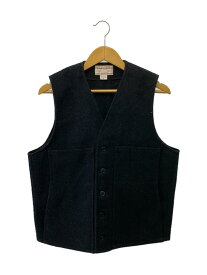 【中古】FILSON◆ベスト/M/ウール/BLK/8047-45-70000/MACKINAW WOOL VEST/USA製【メンズウェア】