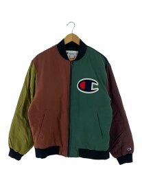 【中古】Supreme◆×Champion/Color Blocked Jacket Multi/ジャケット/M/ナイロン/GRN//【メンズウェア】