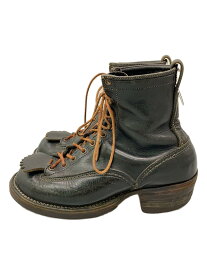 【中古】WESCO◆レースアップブーツ/--/BLK/レザー【シューズ】