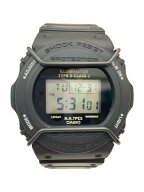【中古】CASIO◆クォーツ腕時計/デジタル/ラバー/BLK/BLK/DW-5700NH/×N.HOOLYWOOD//【服飾雑貨他】