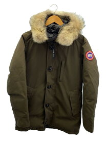 【中古】CANADA GOOSE◆ダウンジャケット/S/ポリエステル/KHK/68F8490【メンズウェア】