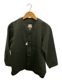 【中古】visvim◆17AW/DUGOUT SHIRT L/S/7分袖シャツ/2/ウール/GRN/0117205011027【メンズウェア】