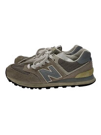 【中古】NEW BALANCE◆ニューバランス/ML574/24.5cm/グレー/スウェード【シューズ】