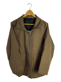 【中古】MACPHEE◆WOOL BONDING JACKET/36/ウール/BRW/千鳥格子/12-07-84-07231【レディースウェア】