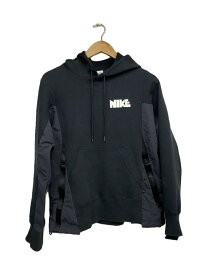 【中古】NIKE◆×sacai/20AW/NRG HOODIE/XS/コットン/ブラック/CZ4695-010【メンズウェア】