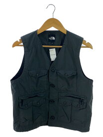 【中古】THE NORTH FACE◆GD TREKKER VEST_GDトレッカーベスト/S/ポリエステル/GRY【メンズウェア】