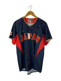 【中古】MIZUNO◆スポーツウェアー/野球ユニフォーム/L/NVY【スポーツ】