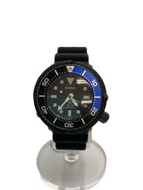 【中古】SEIKO◆ソーラー腕時計/アナログ/ラバー/BLK/BLK/V147-0BL0【服飾雑貨他】