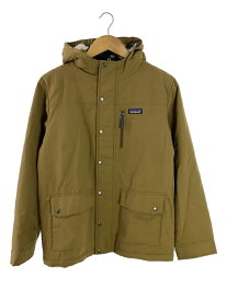 【中古】patagonia◆インファーノジャケット/ナイロン/ベージュ/無地/68460/キッズXL/14【レディースウェア】