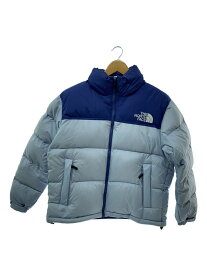 【中古】THE NORTH FACE◆SHORT NUPTSE JACKET_ショートヌプシジャケット/XL/ナイロン/BLU【レディースウェア】