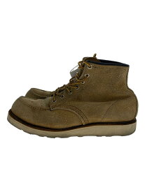 【中古】RED WING◆90s/犬タグ/ブーツ/キャメル/スウェード【シューズ】