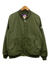 【中古】THE NORTH FACE◆フライトジャケット/--/ポリエステル/KHK/無地/NY2276N【メンズウェア】