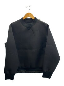 【中古】sacai◆Suiting Bonding Pullover/1/ポリエステル/BLK/無地/23-03120M【メンズウェア】