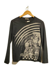 【中古】Jean Paul Gaultier◆長袖Tシャツ/コットン/ブラック/プリント【メンズウェア】