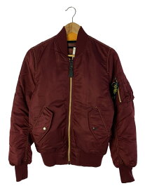 【中古】ALPHA INDUSTRIES◆フライトジャケット/XXS/ナイロン/BRD/LKZ10014/MA-1【メンズウェア】