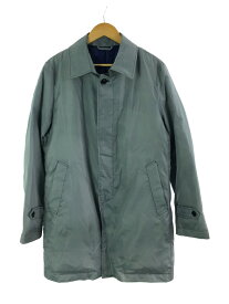 【中古】TETE HOMME◆ステンカラーコート/L/ポリエステル/GRY【メンズウェア】