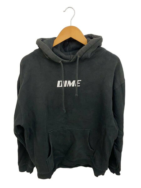 【中古】Dime◆パーカー/--/コットン/BLK/無地/IND4000C【メンズウェア】