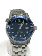 【中古】OMEGA◆Seamaster PROFESSIONAL/クォーツ腕時計/アナログ/ステンレス/NVY/SLV//【服飾雑貨他】