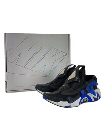 【中古】NIKE◆ADAPT HUARACHE BLACK/RACER BLUE ブラック/BV6397-002/25.5cm/BLK【シューズ】