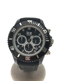 【中古】ice watch◆腕時計/アナログ/ラバー/BLK/BLK/014216【服飾雑貨他】