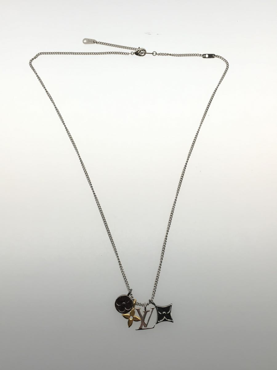 Japan Used Necklace] Used Louis Vuitton Lv Instinct/Necklace/Metal  Material/Sil