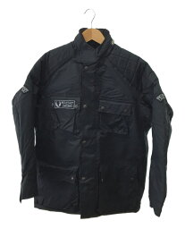 【中古】Belstaff◆ジャケット/S/ナイロン/ブラック/黒/無地/ベルスタッフ【メンズウェア】