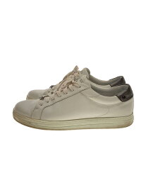 【中古】JIMMY CHOO◆ローカットスニーカー/44/WHT/レザー//【シューズ】