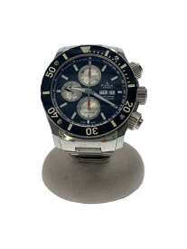 【中古】EDOX◆自動巻腕時計/アナログ/--/WHT/SLV/01114【服飾雑貨他】