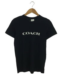 【中古】COACH◆Tシャツ/XS/コットン/BLK/C8786//【メンズウェア】