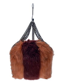 【中古】STELLAMcCARTNEY◆FUR FREE FUR/FALABELLA/ファラベラ/ファー/PNK/総柄/371223【バッグ】