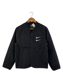 【中古】NIKE◆キルティングジャケット/M/ポリエステル/BLK/無地/CU3923-010【メンズウェア】