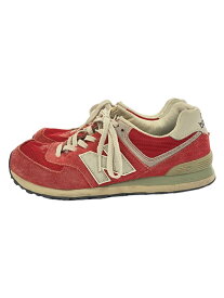 【中古】NEW BALANCE◆ニューバランス/ML574/27cm/RED/スウェード【シューズ】