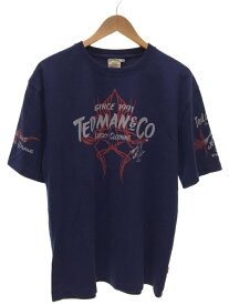【中古】TED MAN(TED COMPANY)◆Tシャツ/44/コットン/NVY/プリント【メンズウェア】