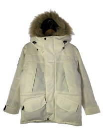 【中古】THE NORTH FACE◆UNDYED ANTARCTICA PARKA_アンダイド アンタークティカ パーカ/XS/ナイロン/WHT【メンズウェア】