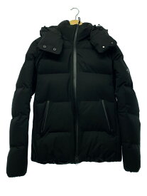 【中古】DESCENTE◆ダウンジャケット/M/ポリエステル/BLK/無地/DAMOGK31U【メンズウェア】