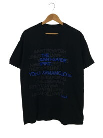 【中古】YOHJI YAMAMOTO◆Tシャツ/--/コットン/BLK/プリント/UV-T36-006//【メンズウェア】