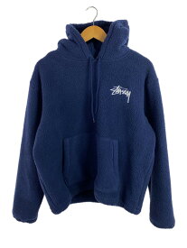 【中古】STUSSY◆パーカー/S/ポリエステル/NVY/118481【メンズウェア】