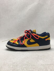 【中古】NIKE◆NIKE DUNK LOW LTHR/OW/27cm/ORN/レザー【シューズ】