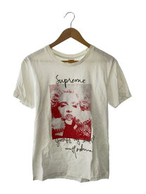 【中古】Supreme◆Madonna Tee/Tシャツ/S/コットン/WHT/マドンナ/プリント/グラフィック/カットソー//【メンズウェア】