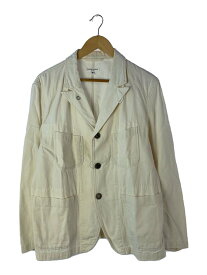 【中古】Engineered Garments◆ベットフォードジャケット/テーラードジャケット/M/コットン/WHT/無地【メンズウェア】