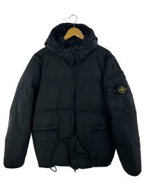 【中古】STONE ISLAND◆ダウンジャケット/L/ナイロン/ブラック/771540223/ガーメントダイ/ストーンアイランド//【メンズウェア】