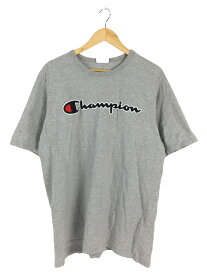 【中古】Champion◆Tシャツ/XL/コットン/GRY/無地【メンズウェア】