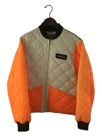 【中古】Supreme◆状態考慮 16AW Color Blocked Quilted Jacket キルティングジャケット M【メンズウェア】