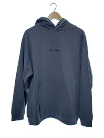 【中古】BALENCIAGA◆刺繍ロゴ/パーカー/XS/コットン/GRY/FT75 600583 TNVH1 1227【メンズウェア】