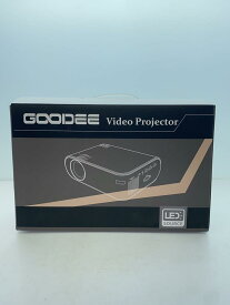 【中古】GOODEE◆プロジェクター/W18/ミニプロジェクター/家庭用/ホワイト【家電・ビジュアル・オーディオ】